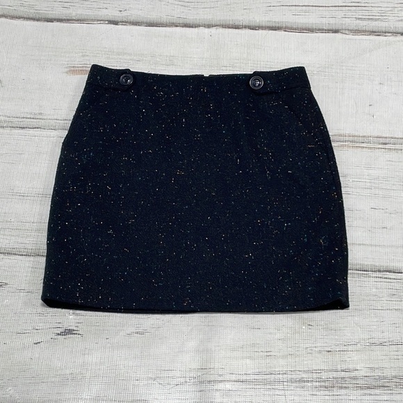 Outback Red Tweed Skirt Black Speckled Pencil Mini Size 2 - Picture 7 of 13